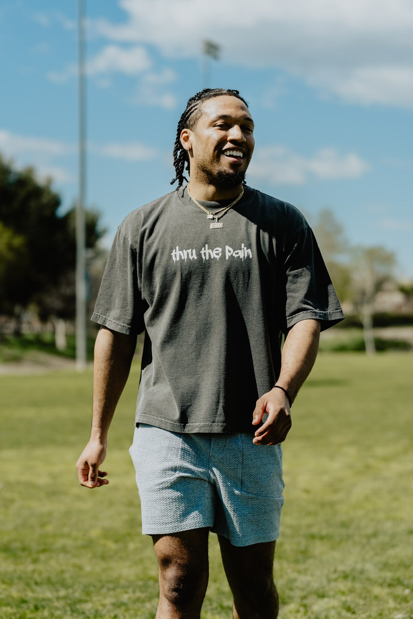 TTP BASICS BOX CUT SHADOW BLACK T-SHIRT